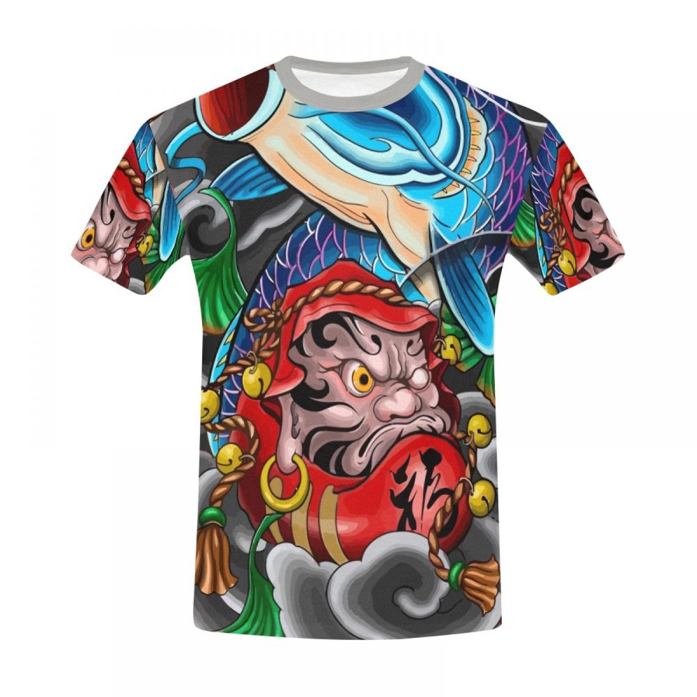 Camiseta Corta Perú Arte Mitología Japonesa Hombre