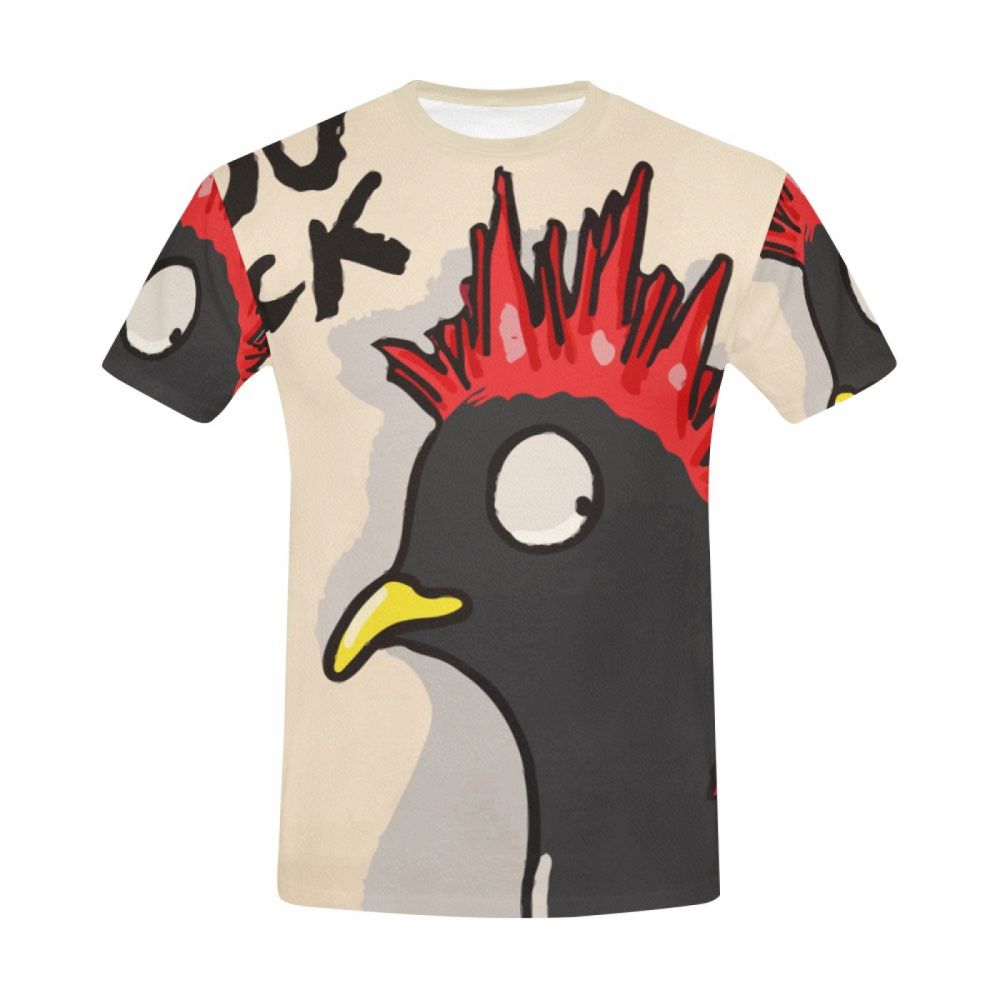 Camiseta Corta Perú Arte You Rock Pollo Hombre