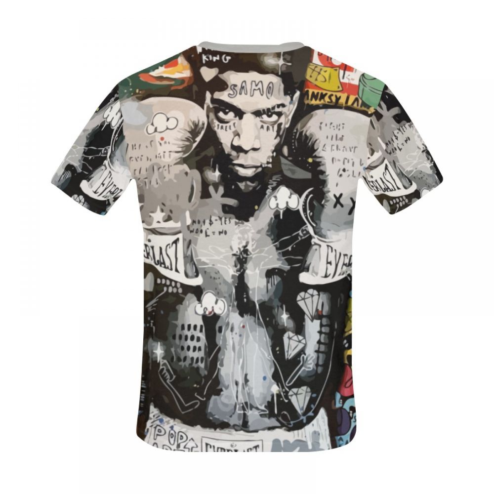 Camiseta Corta Perú Icono Arte Boxeo Hombre