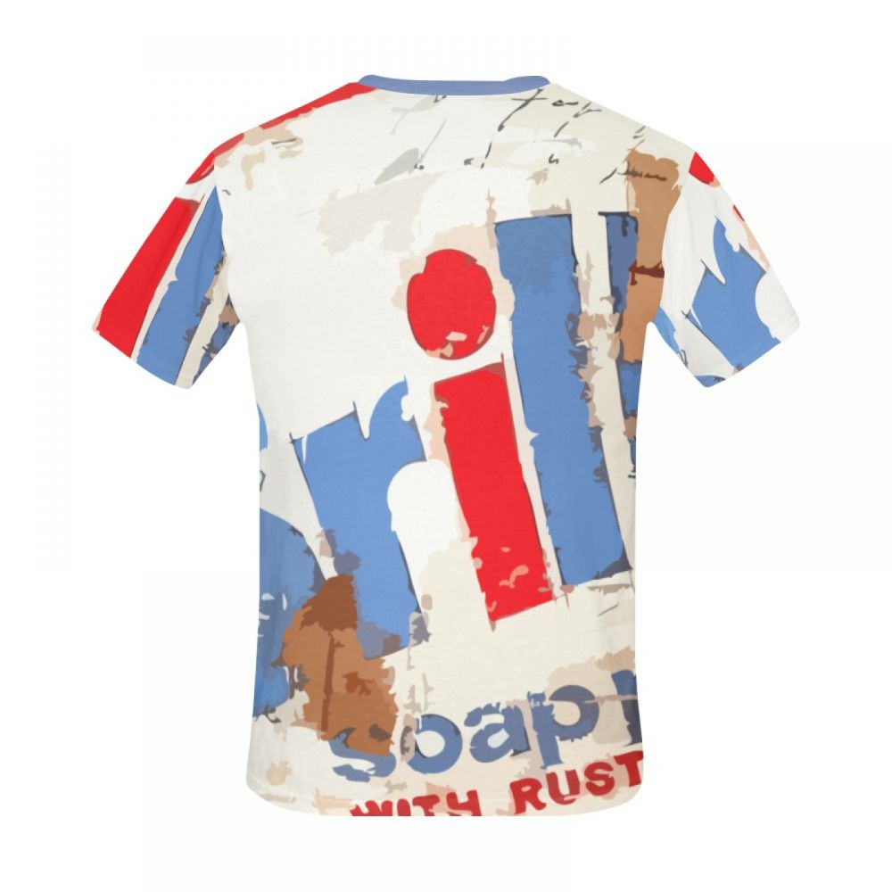 Camiseta Corta Perú Arte Digital Brillo Hombre