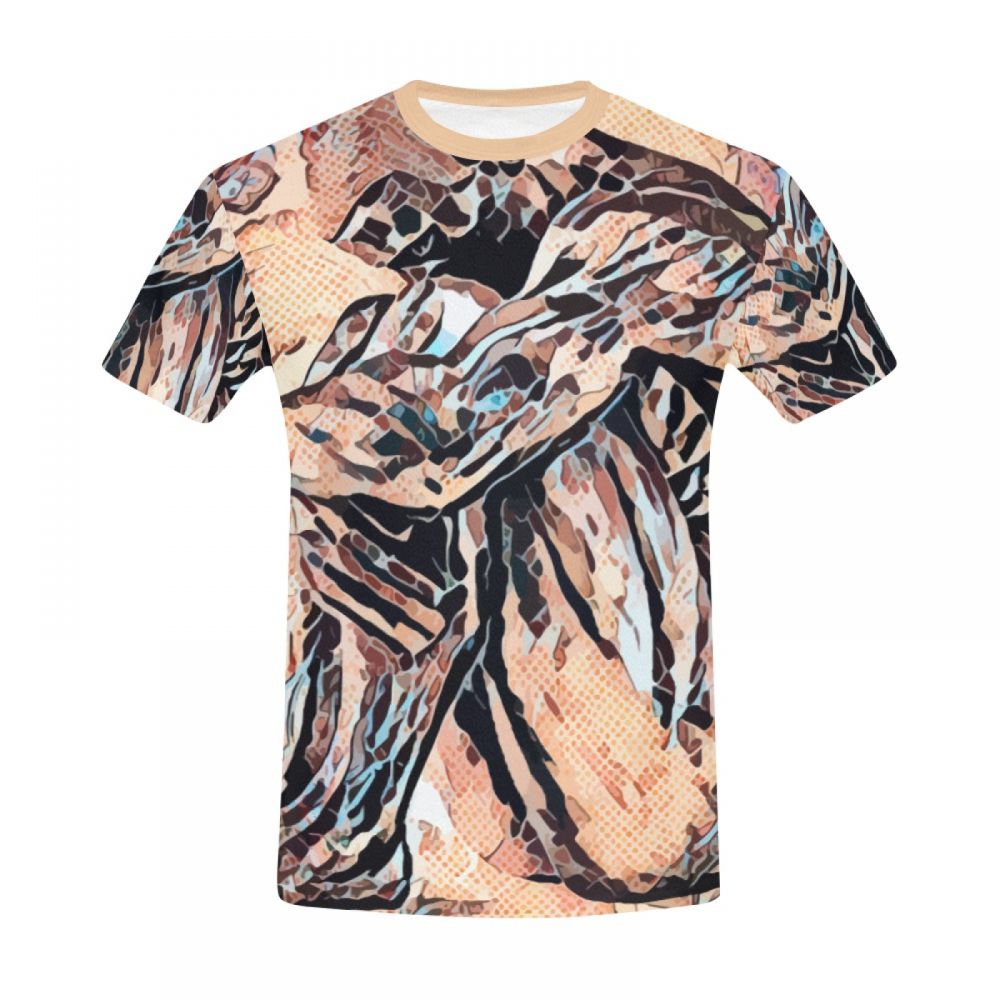 Camiseta Corta Perú Arte Digital Solitario Hombre