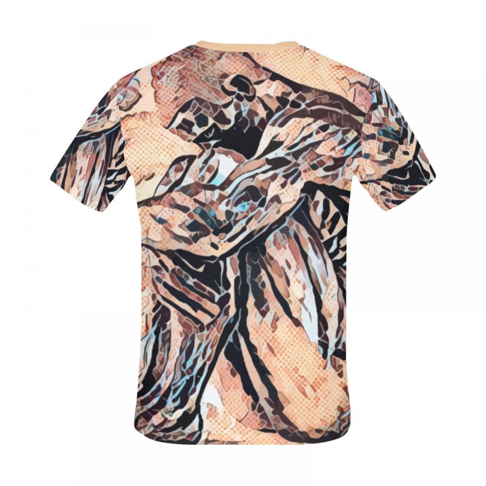 Camiseta Corta Perú Arte Digital Solitario Hombre