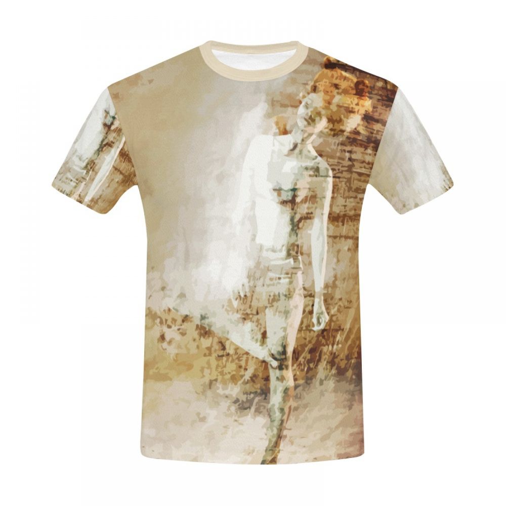 Camiseta Corta Perú Arte Digital Oso Mujeres Hombre