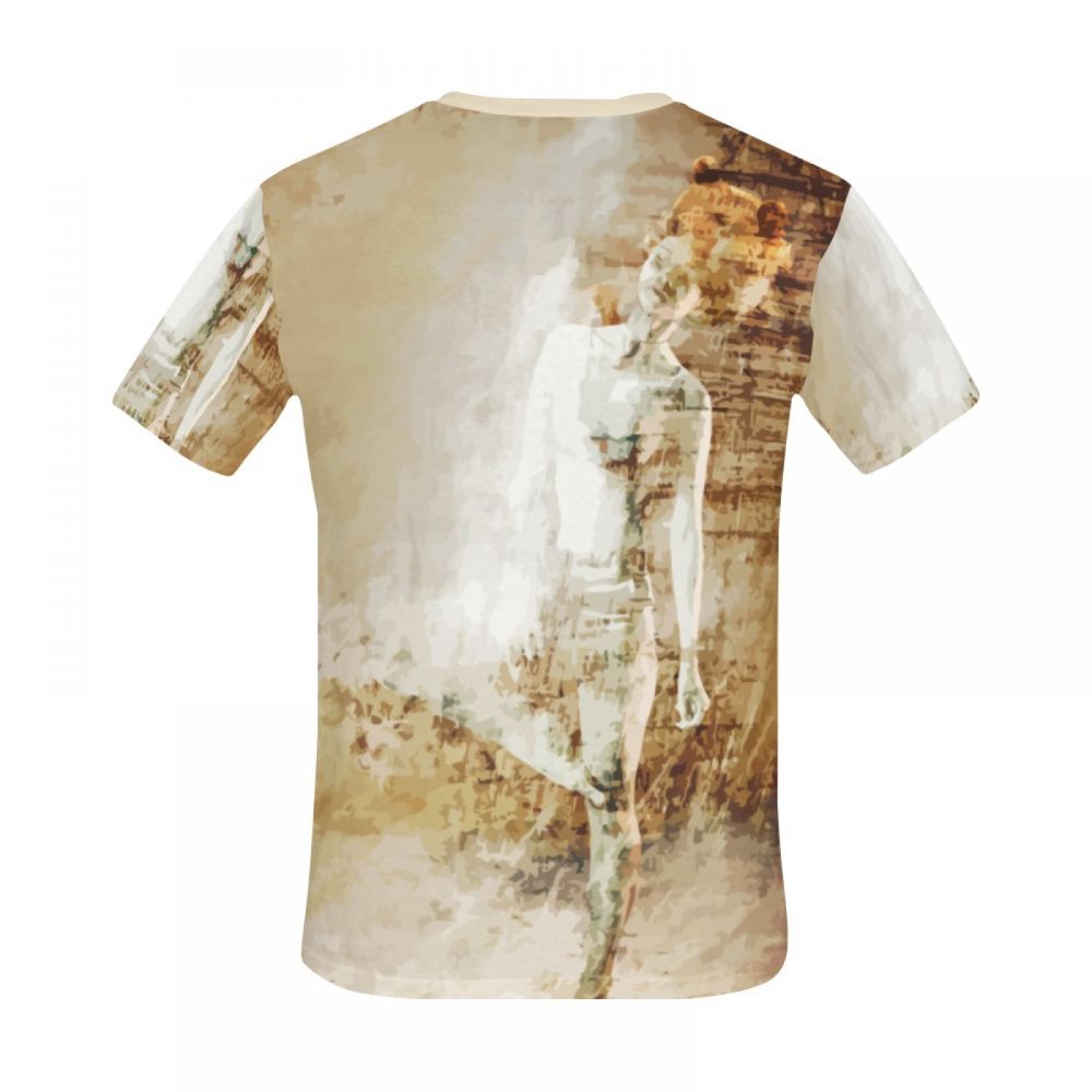 Camiseta Corta Perú Arte Digital Oso Mujeres Hombre