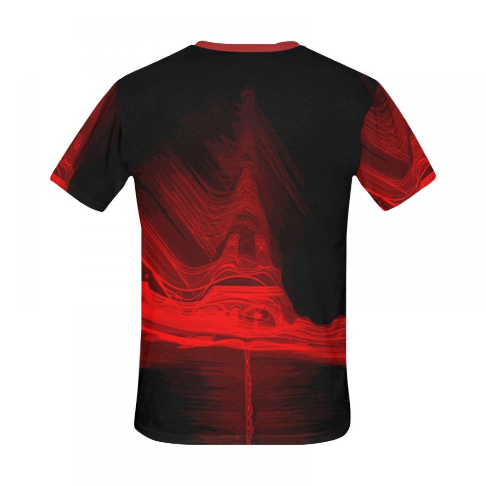 Camiseta Corta Perú Arte Digital Torre Eiffel Hombre