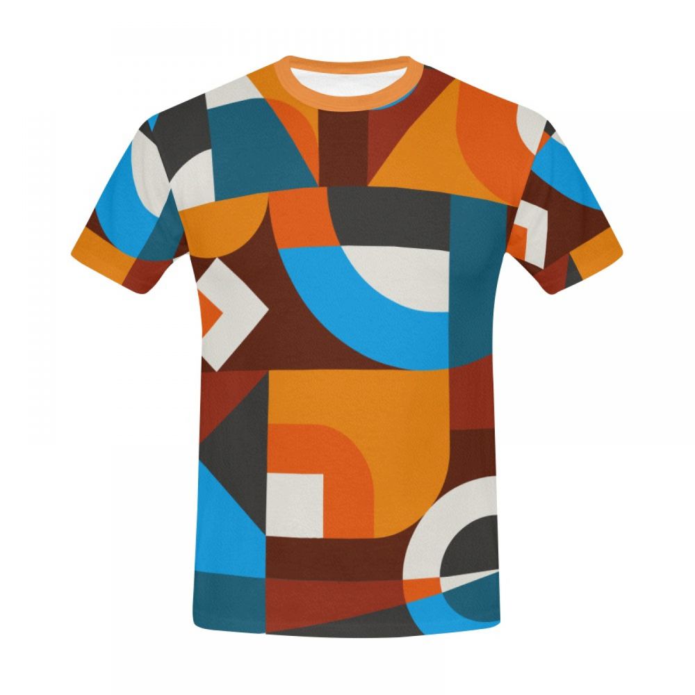 Camiseta Corta Perú Arte Geométrico Mundo Hombre