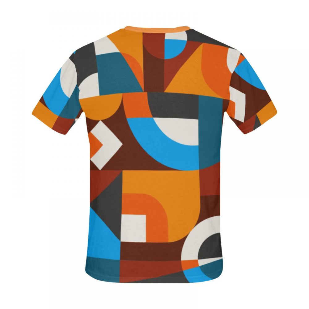 Camiseta Corta Perú Arte Geométrico Mundo Hombre