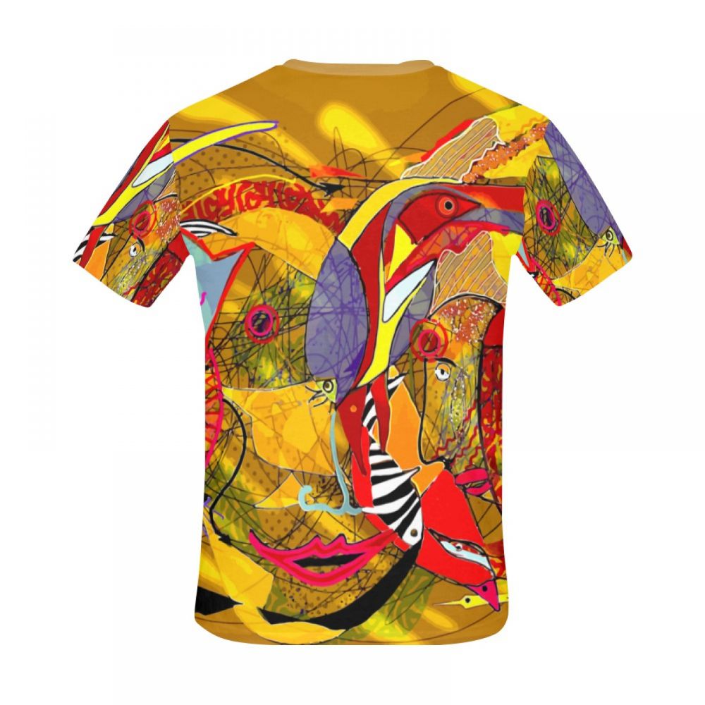 Camiseta Corta Perú Arte Pez Villancico Hombre