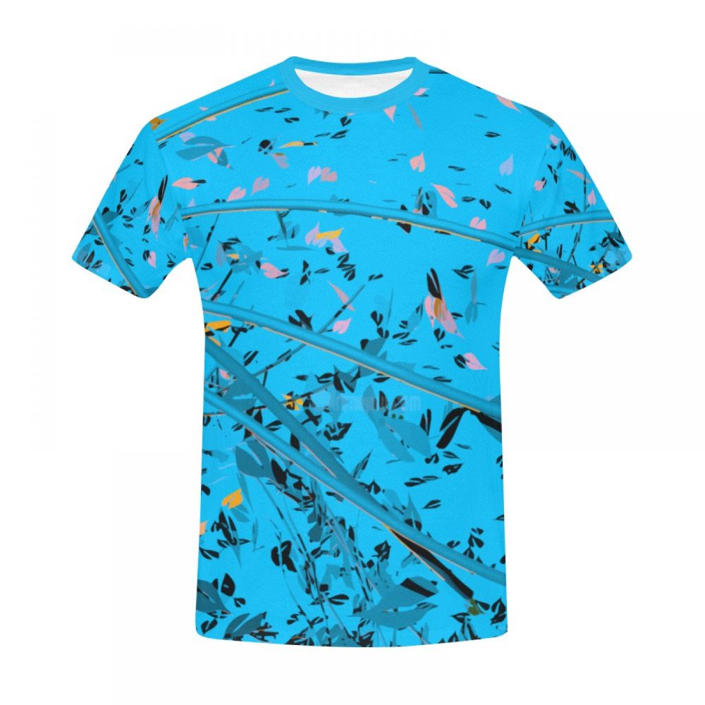 Camiseta Corta Perú árbol Arte Hoja Pájaro Hombre