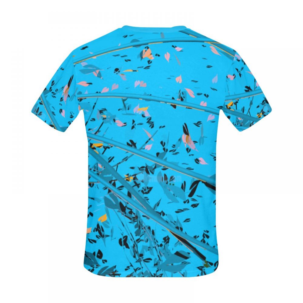 Camiseta Corta Perú árbol Arte Hoja Pájaro Hombre