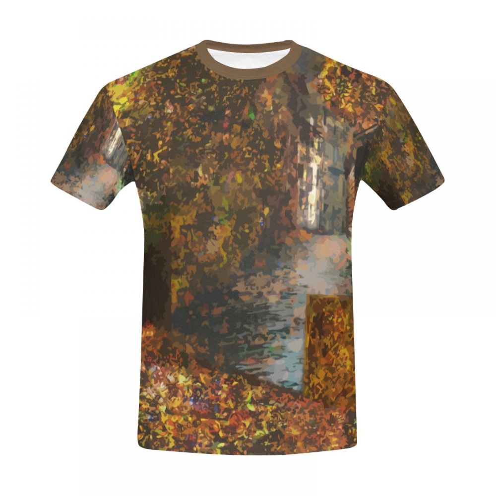 Camiseta Corta Perú Arte Digital Ciudad Oculta Hombre