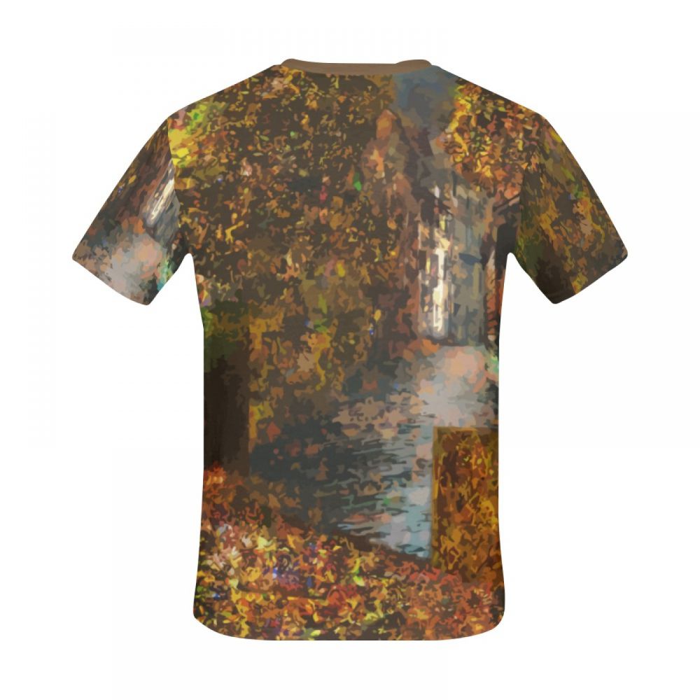 Camiseta Corta Perú Arte Digital Ciudad Oculta Hombre