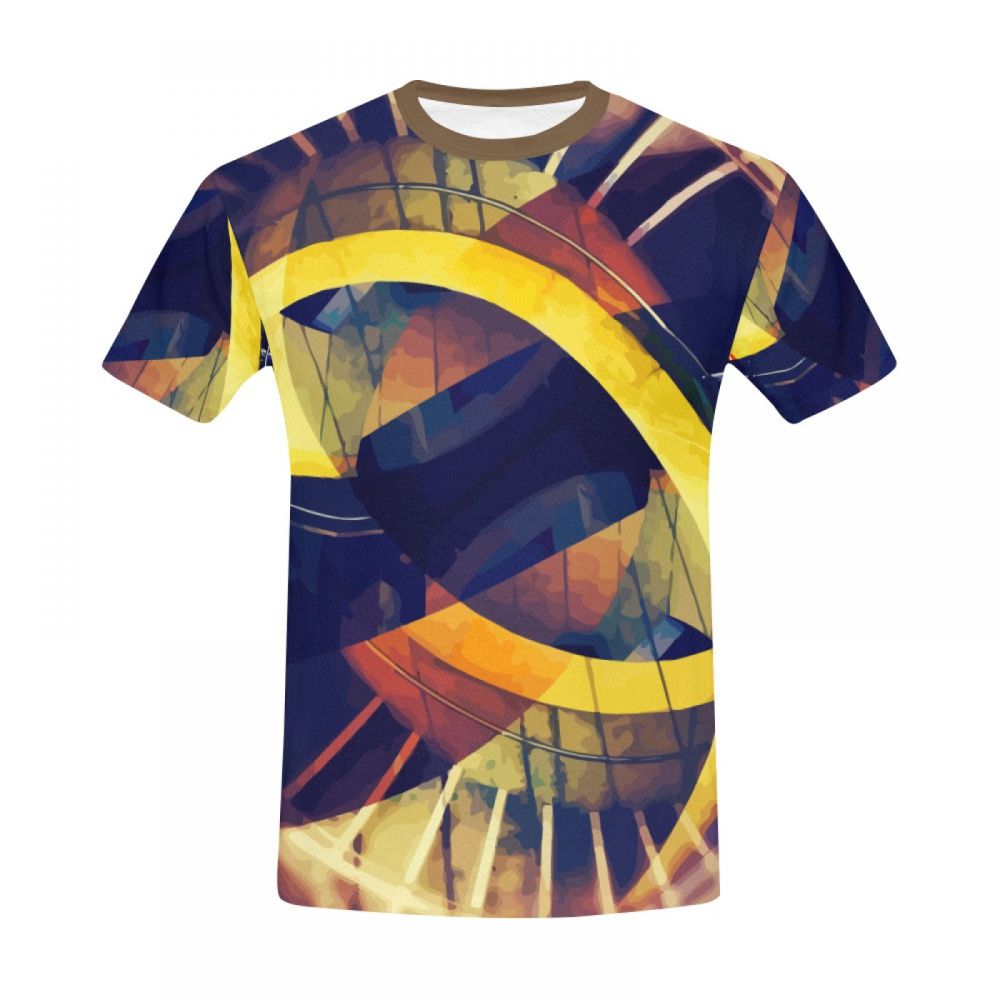 Camiseta Corta Perú Portal Cósmico De Arte Digital Hombre