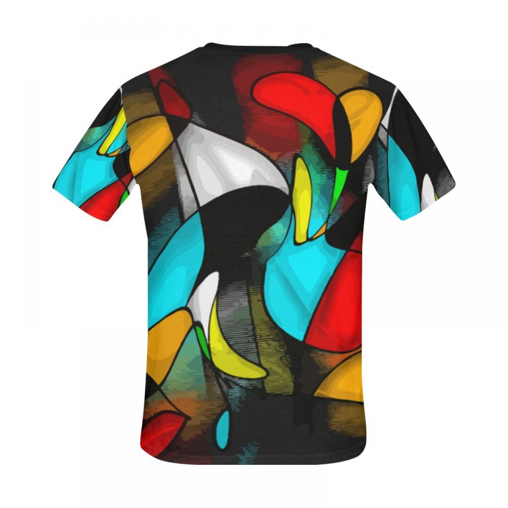 Camiseta Corta Perú Arte Abstracto Loco Amor Hombre