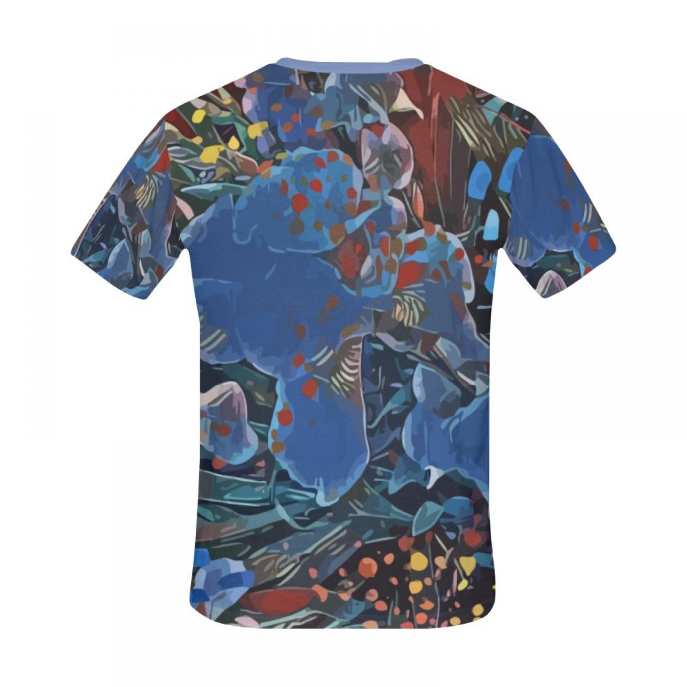 Camiseta Corta Perú Sueños Vívidos De Arte Abstracto Hombre