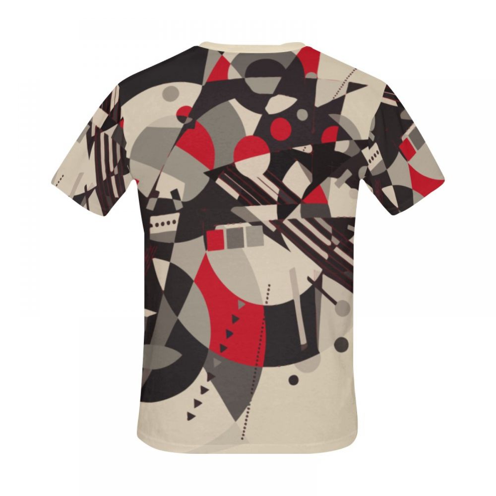 Camiseta Corta Perú Papiro De Arte Geométrico Hombre