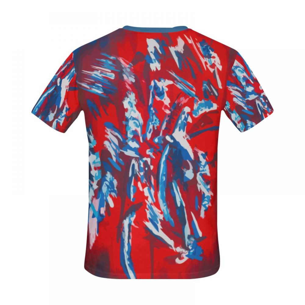 Camiseta Corta Perú Paseo Del Alma Del Arte Abstracto Hombre