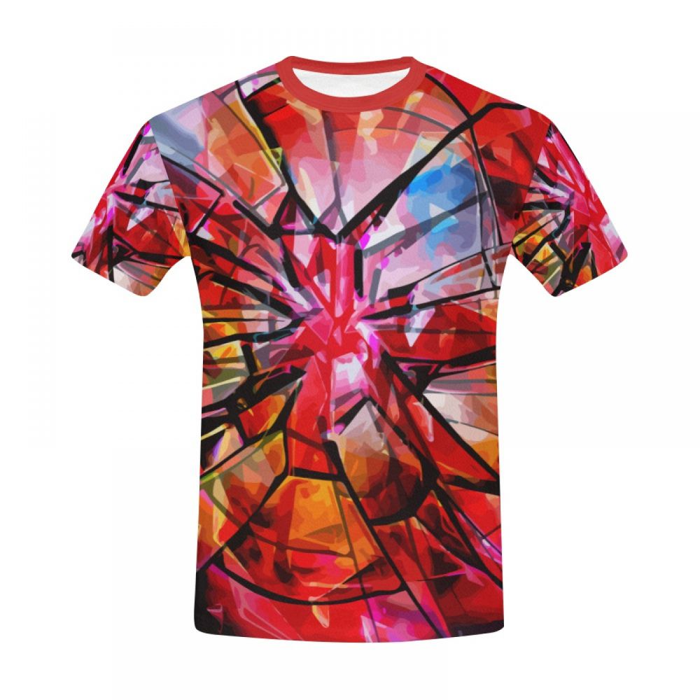 Camiseta Corta Perú Arte Abstracto Alma Rota Hombre