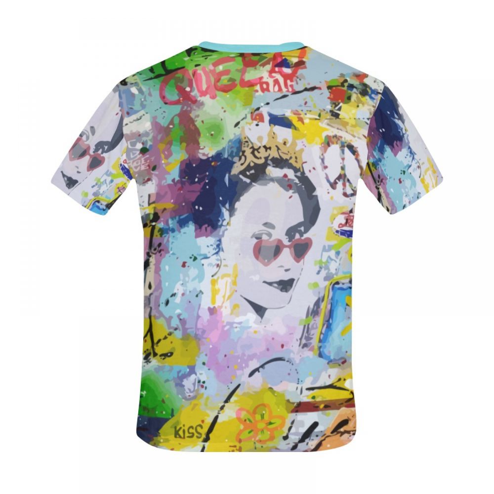 Camiseta Corta Perú Mujer Artística Reina Eli Iii Hombre