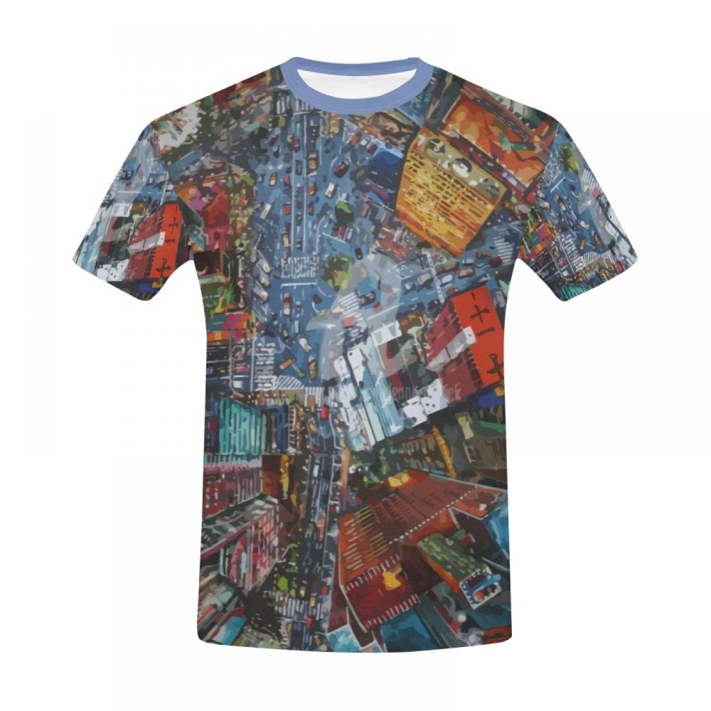 Camiseta Corta Perú Arte Arquitectónico Zona Urbana Próspera Hombre