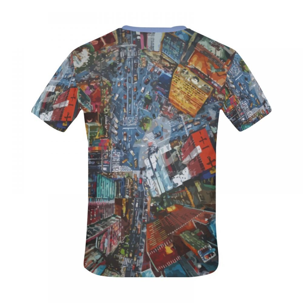 Camiseta Corta Perú Arte Arquitectónico Zona Urbana Próspera Hombre