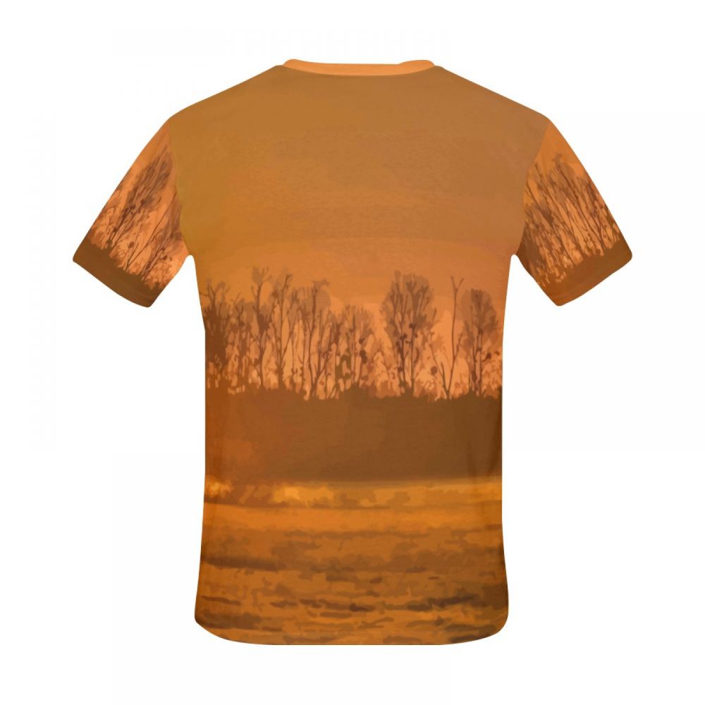 Camiseta Corta Perú Bosque De Dunas De Cine De Arte Hombre