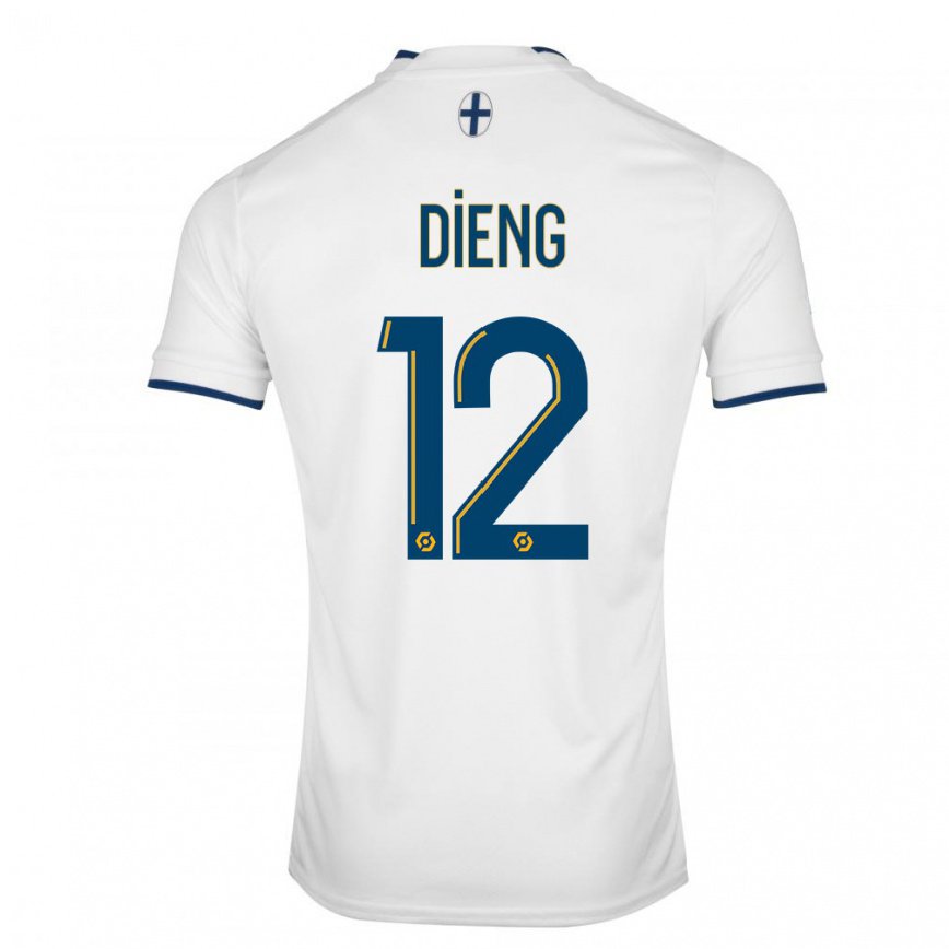 Mujer Fútbol Camiseta Bamba Dieng #12 Zafiro Blanco 1ª Equipación 2022/ ...