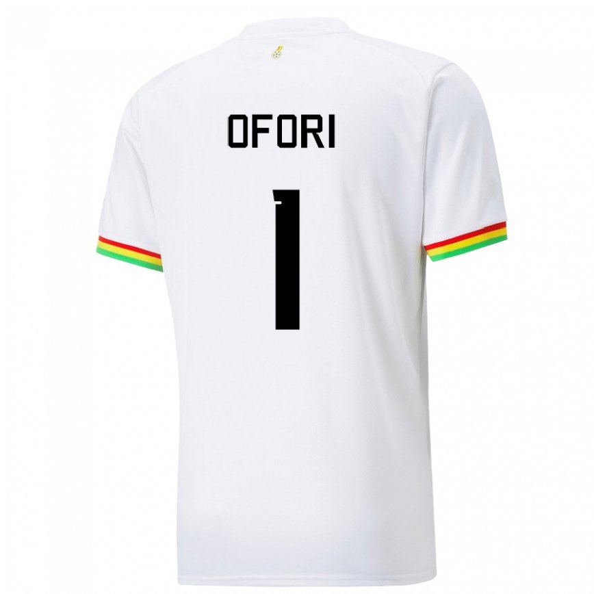 Niño Camiseta Ghana Richard Ofori #1 Blanco 1ª Equipación 22-24 Perú