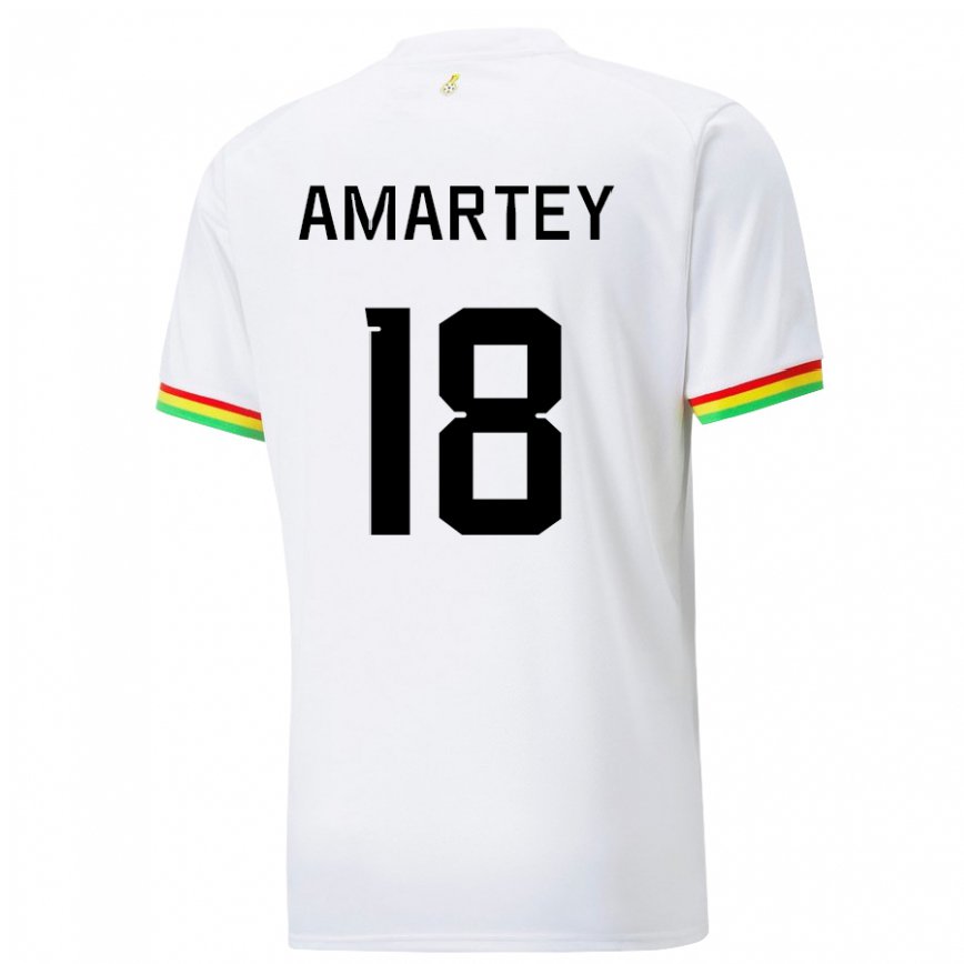 Niño Camiseta Ghana Daniel Amartey #18 Blanco 1ª Equipación 22-24 Perú