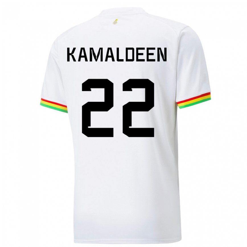 Niño Camiseta Ghana Kamaldeen Sulemana #22 Blanco 1ª Equipación 22-24 Perú