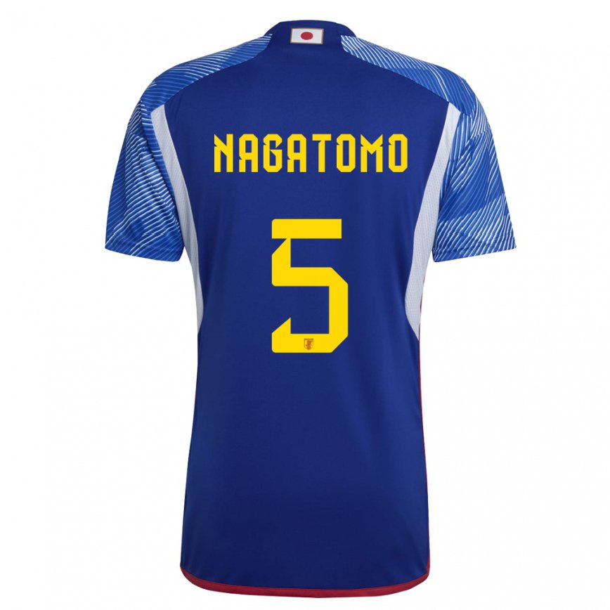 Niño Camiseta Japón Yuto Nagatomo #5 Azul Real 1ª Equipación 22-24 Perú