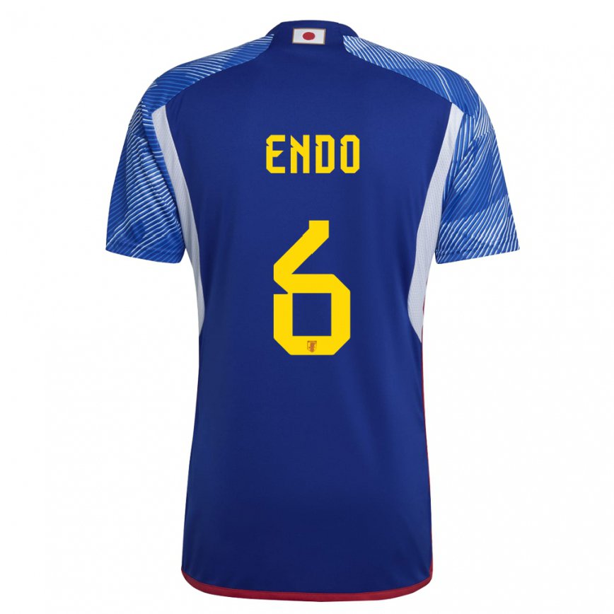 Niño Camiseta Japón Wataru Endo #6 Azul Real 1ª Equipación 22-24 Perú