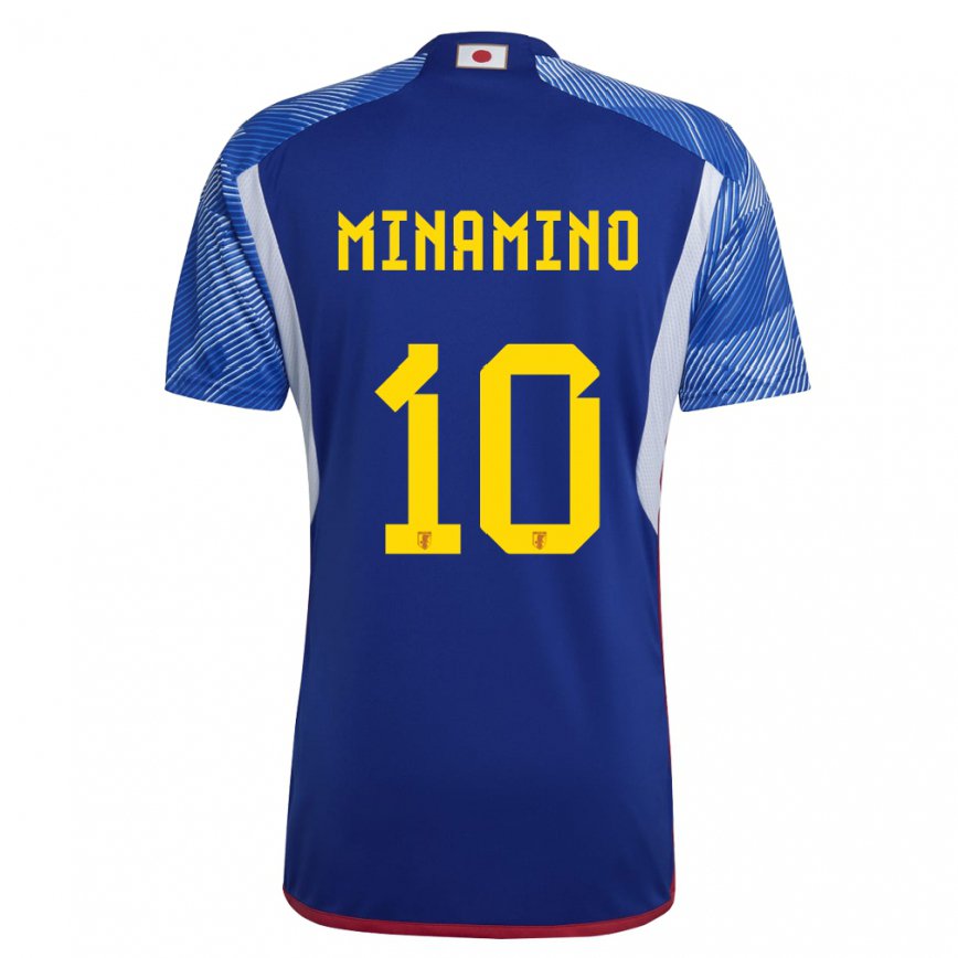 Niño Camiseta Japón Takumi Minamino #10 Azul Real 1ª Equipación 22-24 Perú