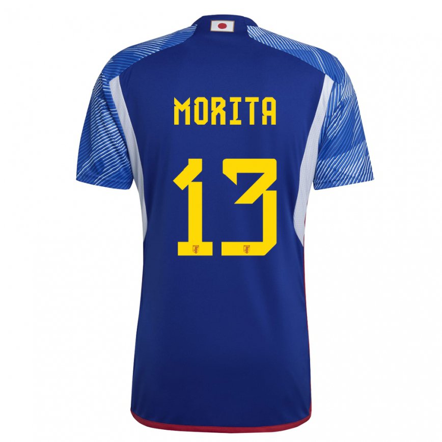 Niño Camiseta Japón Hidemasa Morita #13 Azul Real 1ª Equipación 22-24 Perú