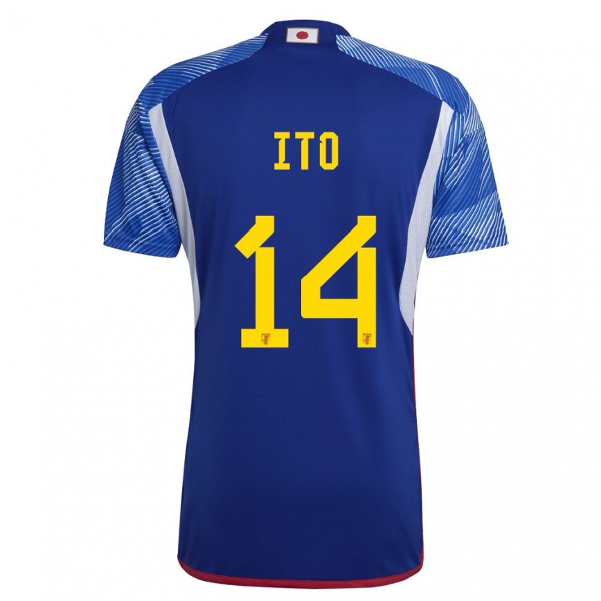 Niño Camiseta Japón Junya Ito #14 Azul Real 1ª Equipación 22-24 Perú