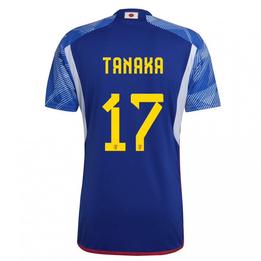 Niño Camiseta Japón Ao Tanaka #17 Azul Real 1ª Equipación 22-24 Perú