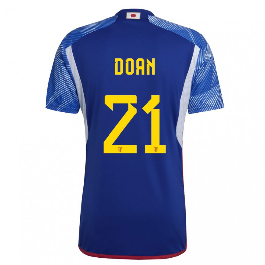 Niño Camiseta Japón Ritsu Doan #21 Azul Real 1ª Equipación 22-24 Perú