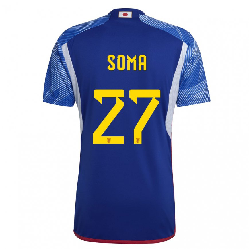 Niño Camiseta Japón Yuki Soma #27 Azul Real 1ª Equipación 22-24 Perú