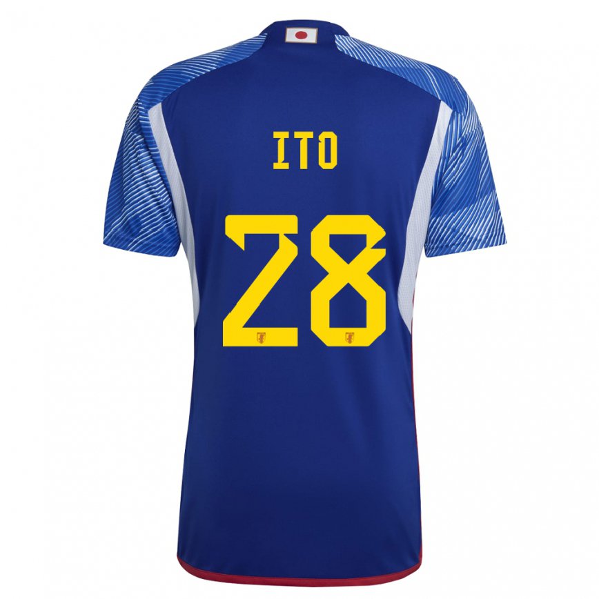 Niño Camiseta Japón Hiroki Ito #28 Azul Real 1ª Equipación 22-24 Perú