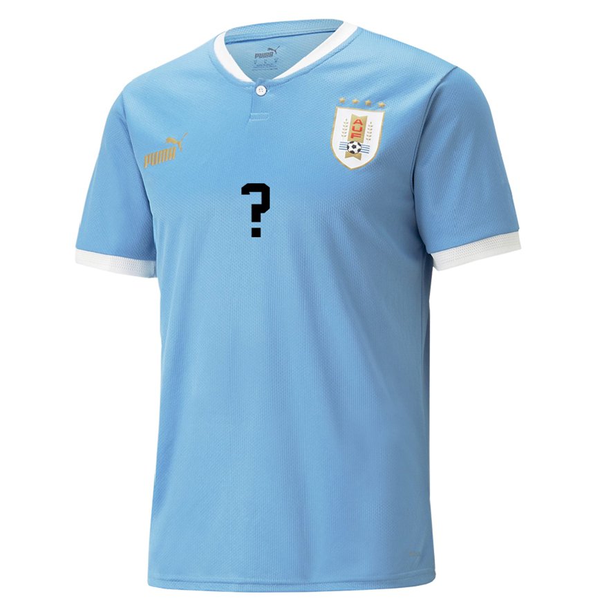 Niño Camiseta Uruguay Su Nombre #0 Azul 1ª Equipación 22-24 Perú