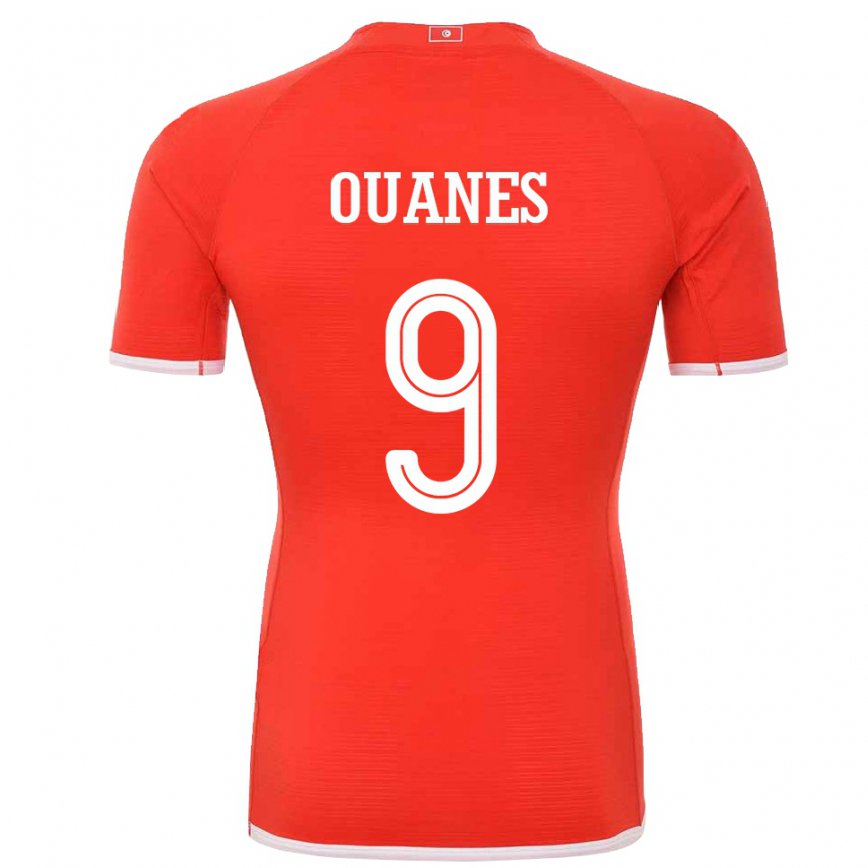 Niño Camiseta Túnez Mortadha Ben Ouanes #9 Rojo 1ª Equipación 22-24 Perú