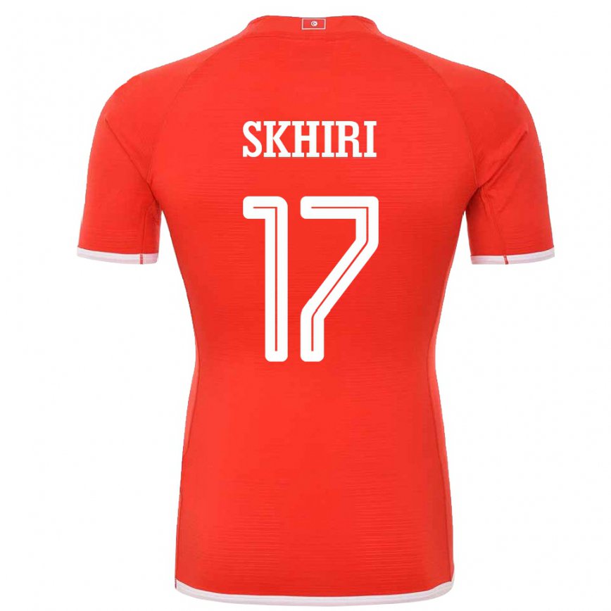 Niño Camiseta Túnez Ellyes Skhiri #17 Rojo 1ª Equipación 22-24 Perú