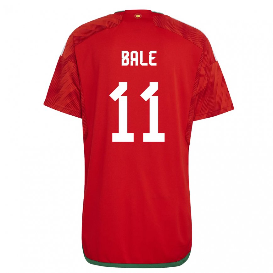 Niño Camiseta Gales Gareth Bale #11 Rojo 1ª Equipación 22-24 Perú