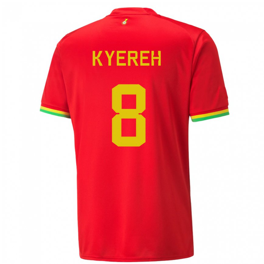 Niño Camiseta Ghana Daniel-kofi Kyereh #8 Rojo 2ª Equipación 22-24 Perú