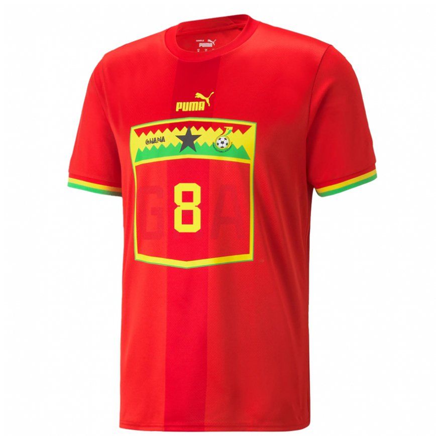 Niño Camiseta Ghana Daniel-kofi Kyereh #8 Rojo 2ª Equipación 22-24 Perú