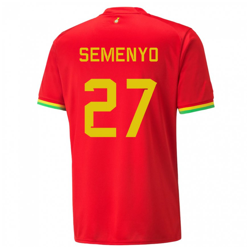 Niño Camiseta Ghana Antoine Semenyo #27 Rojo 2ª Equipación 22-24 Perú