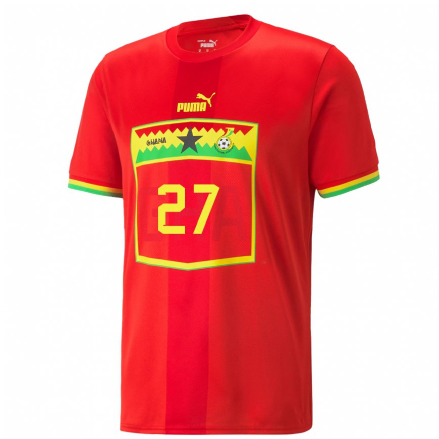 Niño Camiseta Ghana Antoine Semenyo #27 Rojo 2ª Equipación 22-24 Perú