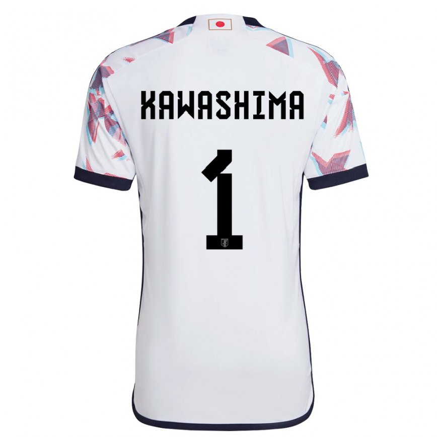 Niño Camiseta Japón Eiji Kawashima #1 Blanco 2ª Equipación 22-24 Perú