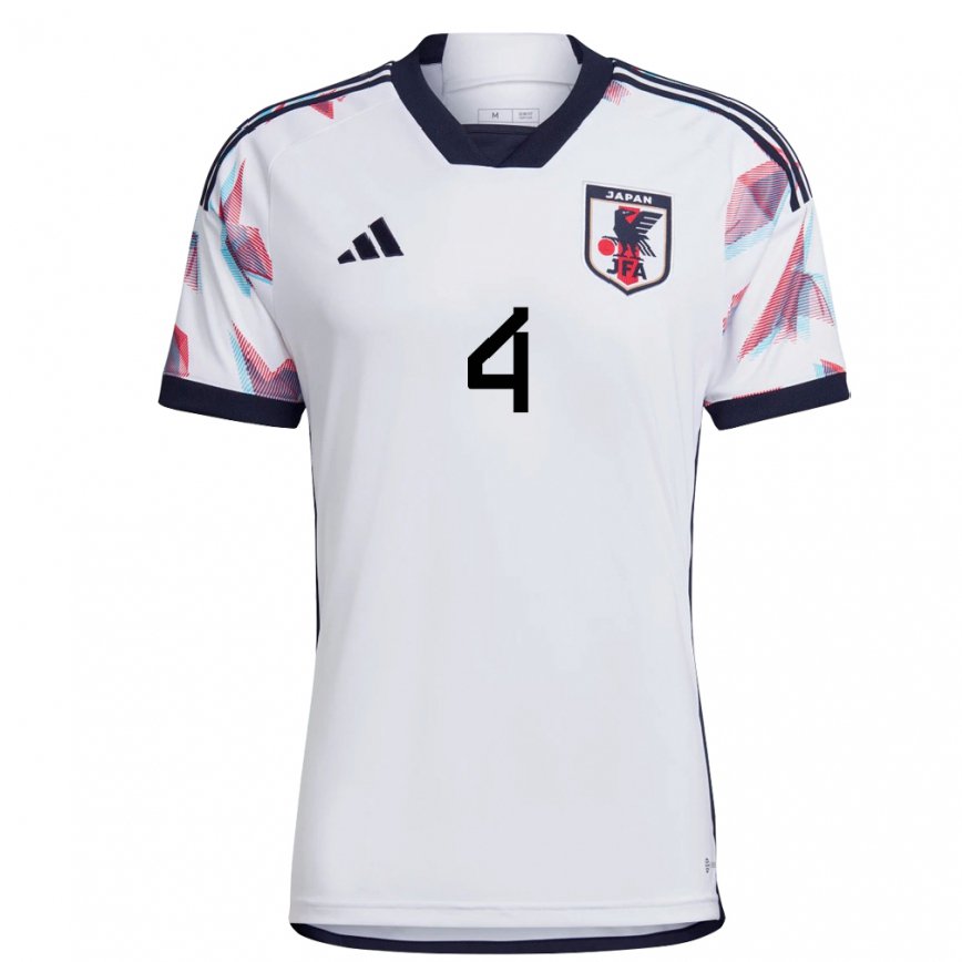 Niño Camiseta Japón Ayumu Seko #4 Blanco 2ª Equipación 22-24 Perú