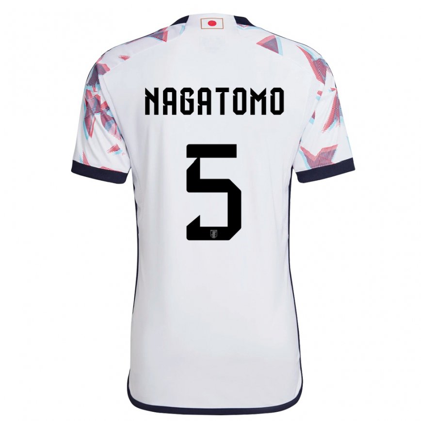 Niño Camiseta Japón Yuto Nagatomo #5 Blanco 2ª Equipación 22-24 Perú